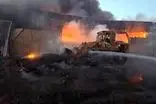 تصاویری از آتش‌سوزی بزرگ در خاوران