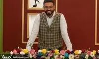 سقوط عجیب یک مجری در آنتن زنده تلویزیون