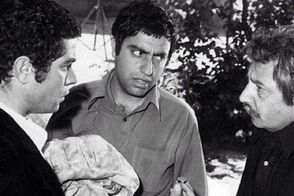 گیتی پاشایی در کنار مسعود کیمیایی و پسرشان پولاد؛ دهه ۶۰