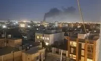 تصاویری از ستون دودی که در آسمان تهران مشاهده شد