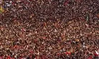 تصاویری از جشن خیابانی اسپانیایی‌ها پس از فتح جام جهانی 