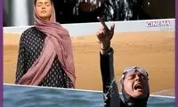 سکانسی جنجالی از فیلم تازه قاچاق شده ترانه 