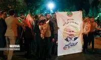 حرکت شبانه هواداران قالیباف بعد از مناظره دوم 