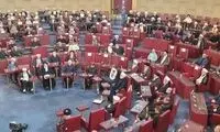 عکسی از علی لاریجانی در افتتاحیه مجلس خبرگان