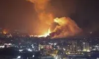 تصویر نزدیک از اصابت موشک ایران به خاک اسرائیل