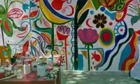 نقاشی ۵۰میلیونی روی دیوار پارکی در شمال تهران