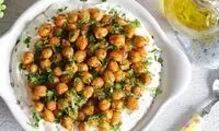 این سالاد لذیذ را با ماست و نخود امتحان کنید 