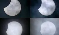 تصاویر استثنایی از خورشیدگرفتگی امروز جهان