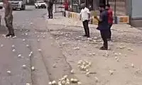 تصادف در عراق، خیابان را پر از جوجه کرد