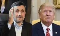 ترامپ دقیقا از روی دست احمدی‌نژاد کپی کرد!