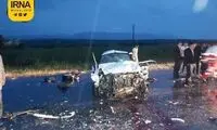 پودر شدن وحشتناک دو خودرو در تصادف آذربایجان