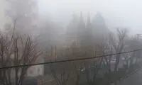 فرو رفتن تهران در مه غلیظ؛ سعادت آباد محو شد!