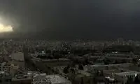 توضیح رسمی درباره علت تاریکی آسمان تهران