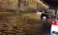 ویدئویی از آب‌گرفتگی شدید معابر تبریز خبرساز شد
