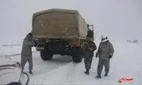 ارتش به کمک مردم گرفتار در یخبندان آمد