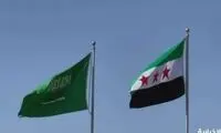 پرچم جدید سوریه در ریاض به اهتزاز درآمد