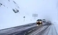 بارش برف و بوران در روستاهای مرزی شهرستان چالدران