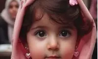 تصویری تازه از سنگ قبر دختر کاپشن صورتی 