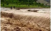 تصاویری آخرالزمانی از سیل امروز در جزیره قشم