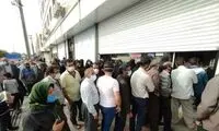 صف کیلومتریِ مردم برای خرید بستنی انبه!