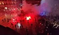 لحظه وحشتناک از زیر گرفتن هوادار مراکش!
