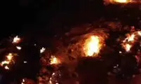 این کوه سال‌هاست در خوزستان می‌سوزد
