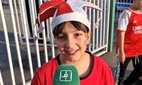 کری‌خوانی هوادار خردسال پرسپولیس برای استقلال 