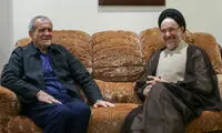 واکنش جالب خاتمی به دیدن دختر مسعود پزشکیان 