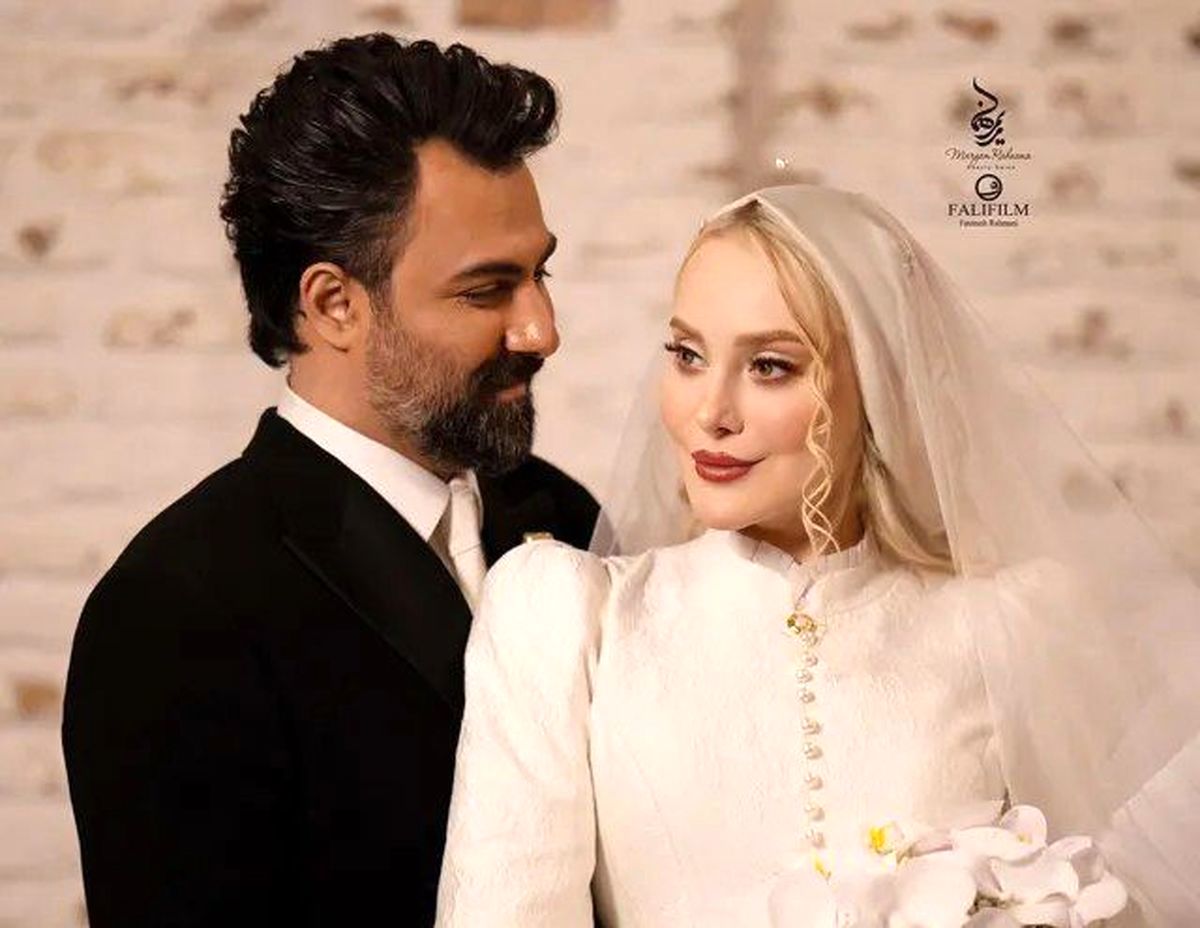 تیپ مجلسی تازه عروس سینمای ایران برای کریسمس