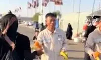 موکب چینی‌ها در مسیر پیاده‌روی اربعین