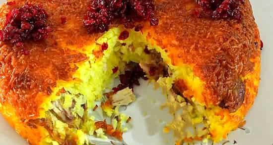 طرز تهیه ته چین مرغ مجلسی و ساده 