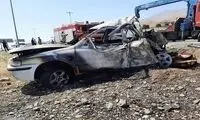 مرگ دلخراش 6 عضو یک خانواده در تصادف رانندگی