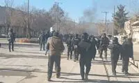 دفتر امام جمعه جونقان به آتش کشیده شد
