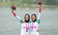 دیدار مادر و دختری مدال‌آور ایران در فرودگاه