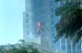 آتش‌سوزی برج مونا در کیش