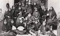 قاب خاص از شب چله در حرمسرای ناصرالدین شاه 