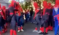 ویدئویی جالب از تجمع اسپایدرمن‌ها در تهران