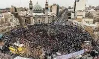 ویدئویی از تجمع شبانه مردم تهران در یک خیابان