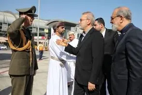 علی لاریجانی وارد مسقط شد 