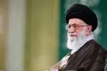 طواف پیکر رهبر شهید بر فراز حرم حضرت معصومه