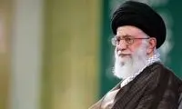 طواف پیکر رهبر شهید بر فراز حرم حضرت معصومه