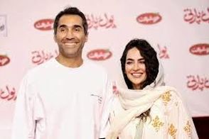 زوج مشهور سینما در مقابل عکاسان ژست گرفتند