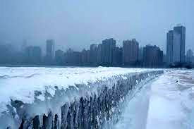 ویدئویی آخرالزمانی از شیکاگو در فصل زمستان