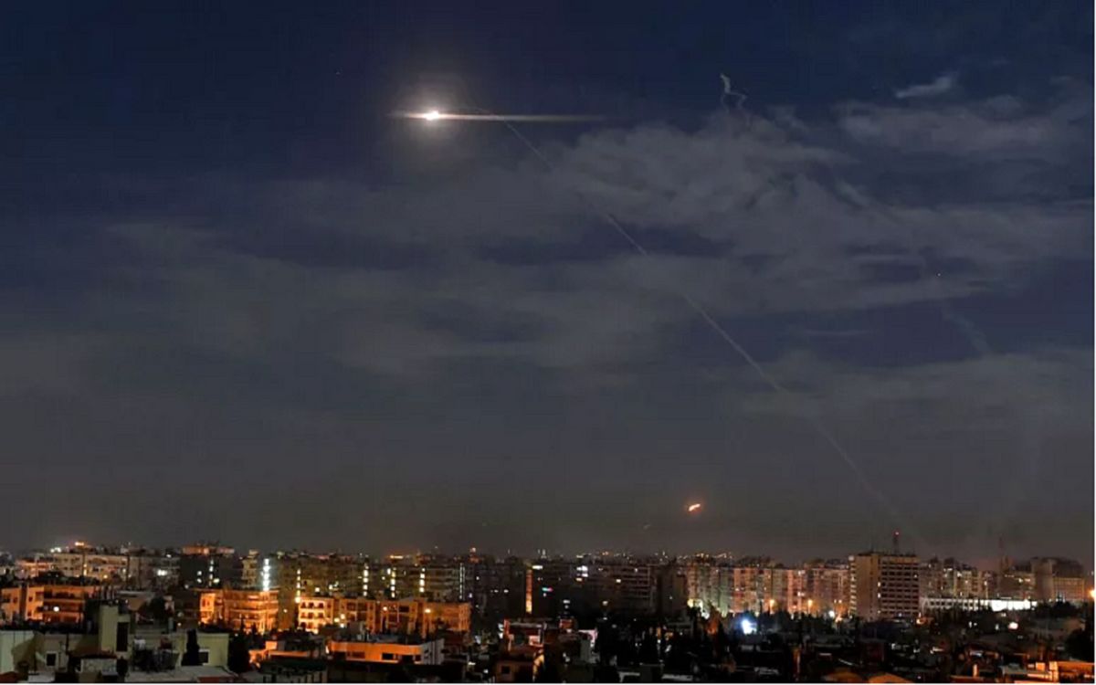 نخستین تصاویر از حملات جدید اسرائیل به سوریه