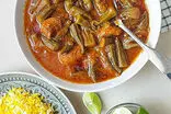 طرز تهیه خورشت بامیه جاافتاده به سبک قدیمی