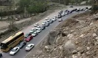 ترافیک سنگین در محورهای چالوس و هراز