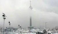 تصاویری دلنشین از اولین برف پاییزی در تهران