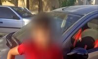 رانندگی کودک ۱۲ ساله با پژو ۲۰۶ در این شهر