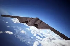 تصویر منتسب به بمب‌افکن بی-2 در آسمان کرج