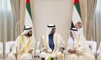 هفت حاکم امارات در یک قاب 